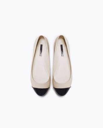 Cap-toe Ballerina