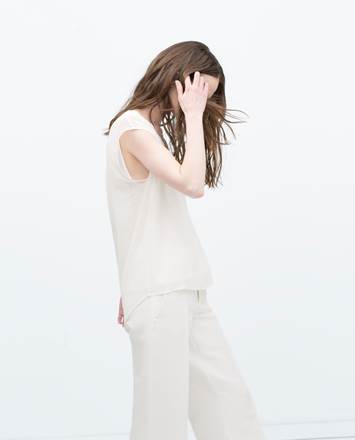 Top With Ribbed Neckline