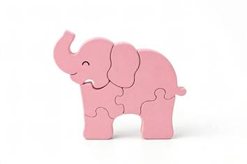 Elefante Puzzle 3D